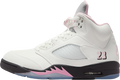Air Jordan 5 White / Medium Soft Pink