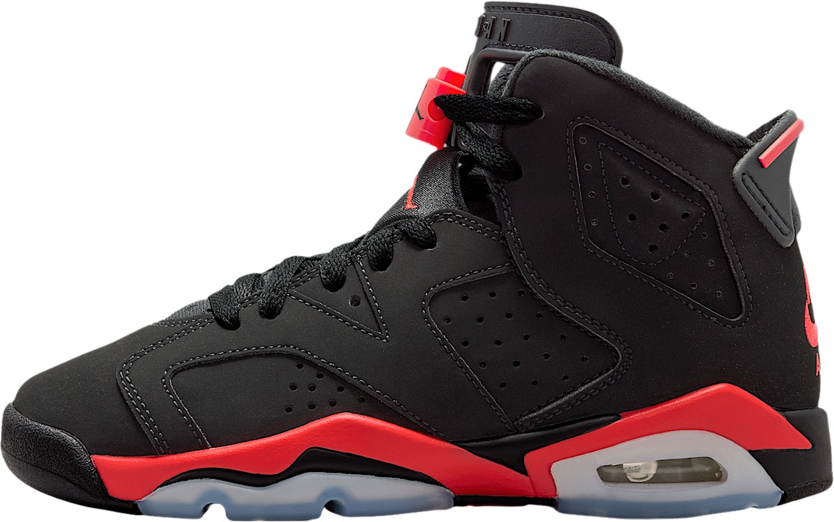 Air Jordan 6 Infrared GS Black / Light Crimson