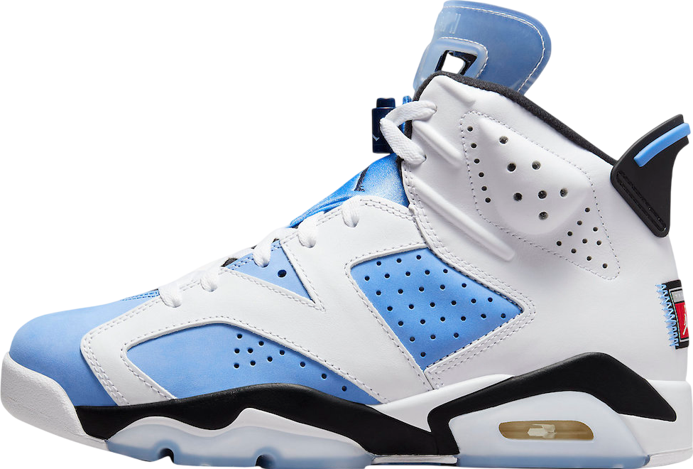 Air Jordan 6 UNC White