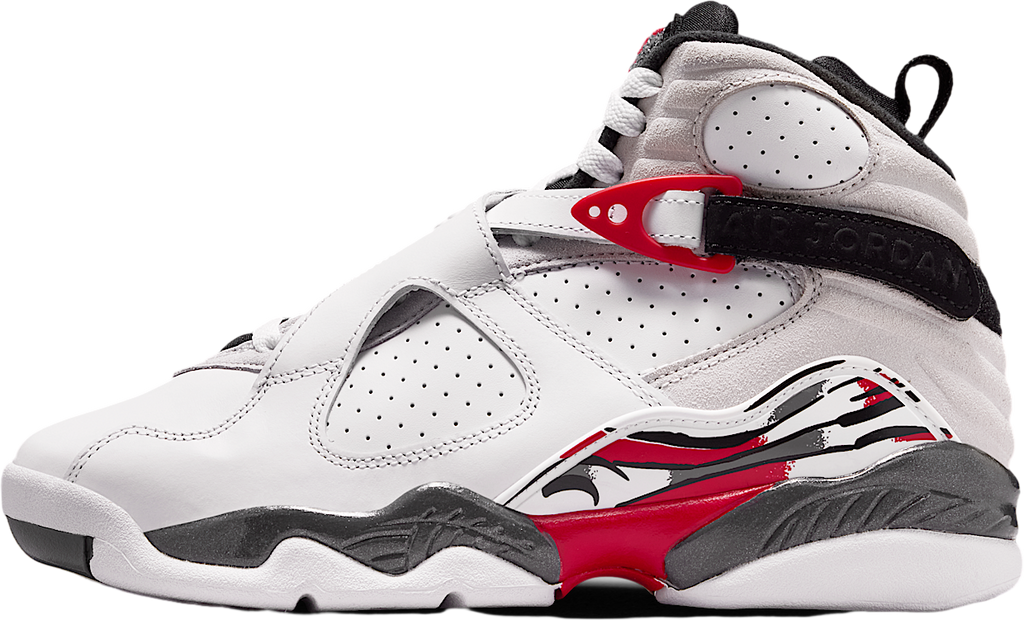 Air Jordan 8 GS White / True Red