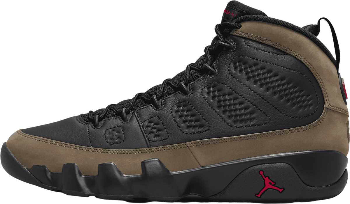 Air Jordan 9 Olive Black / True Red