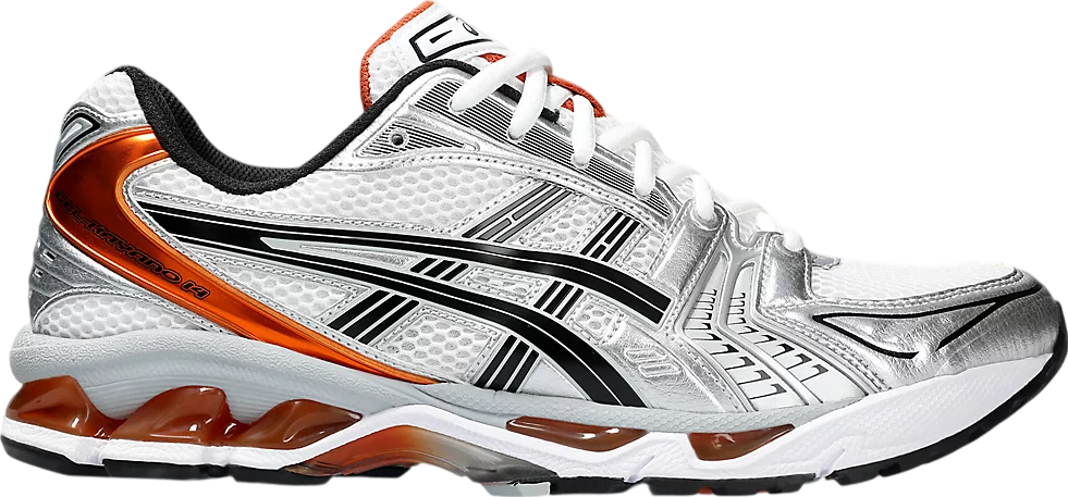Asics Gel-Kayano 14 White / Piquant Orange
