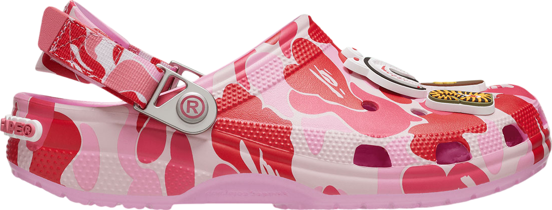 BAPE x Crocs Clog Carnation