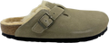 Birkenstock Boston Shearling Suede Taupe WMNS