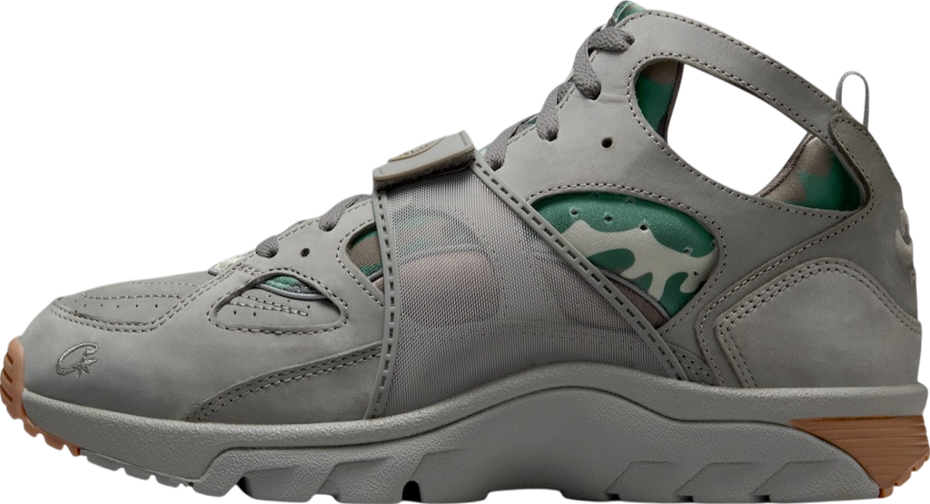 Corteiz x Nike Air Trainer Huarache Flat Pewter / White