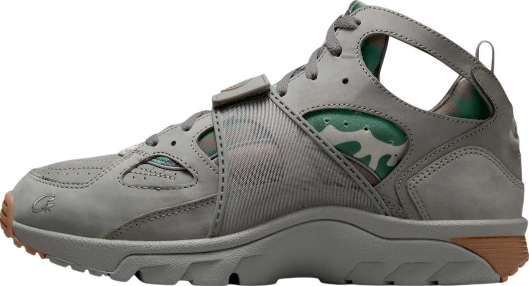 Corteiz x Nike Air Trainer Huarache Flat Pewter / White