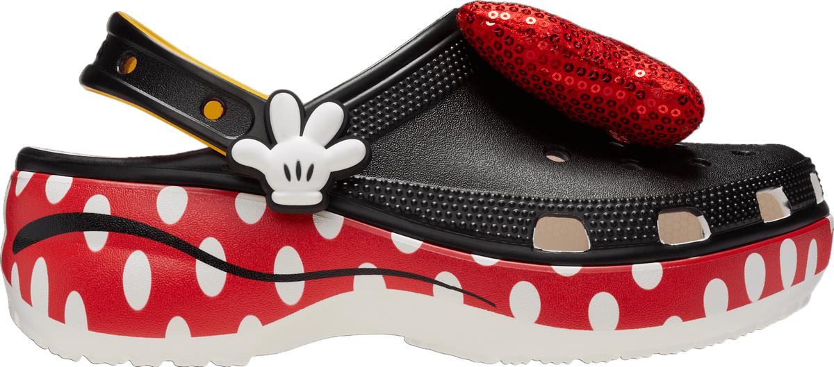 Crocs Minnie Mouse Classic Platform Clog WMNS White