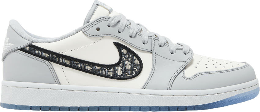Dior x Air Jordan 1 Low Wolf Grey / Sail