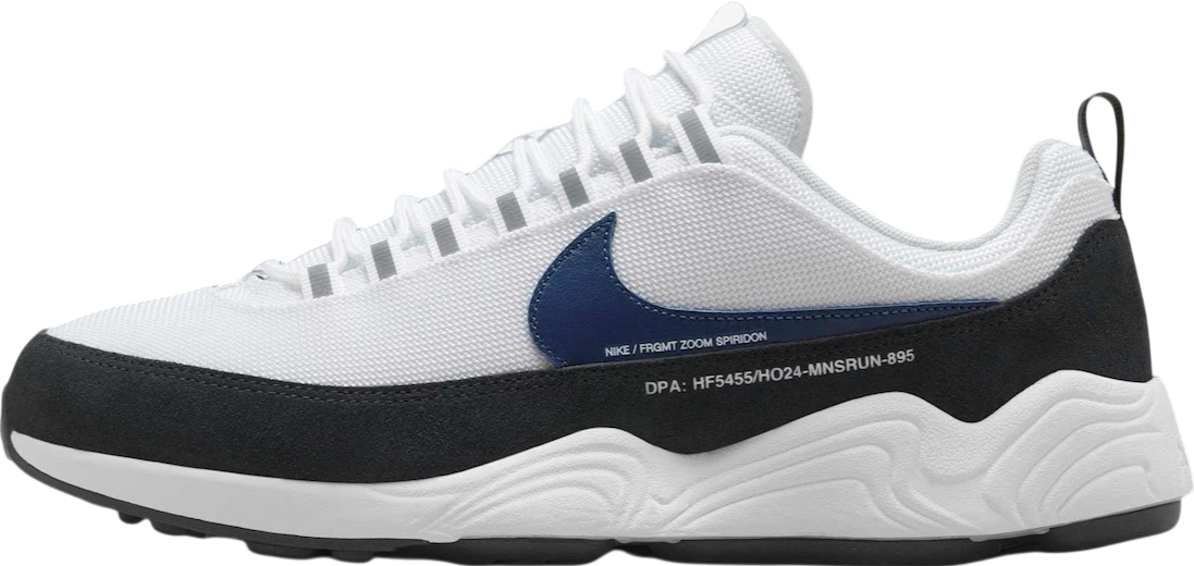 Fragment x Nike Air Zoom Spiridon White / Blue Void