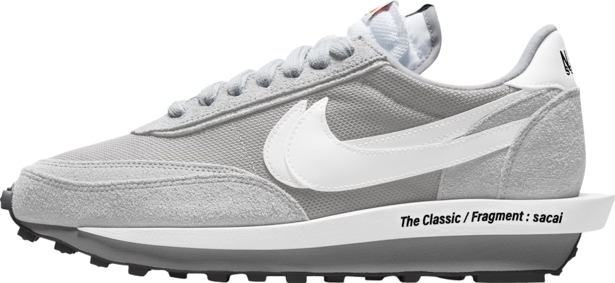 fragment x sacai x Nike LDWaffle Light Smoke Grey