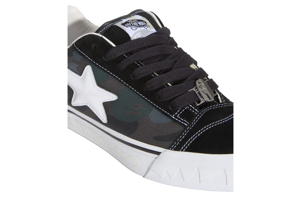 A Bathing Ape x Vans Knu Skool Black - Image 5
