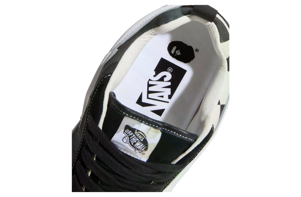 A Bathing Ape x Vans Knu Skool Black - Image 7