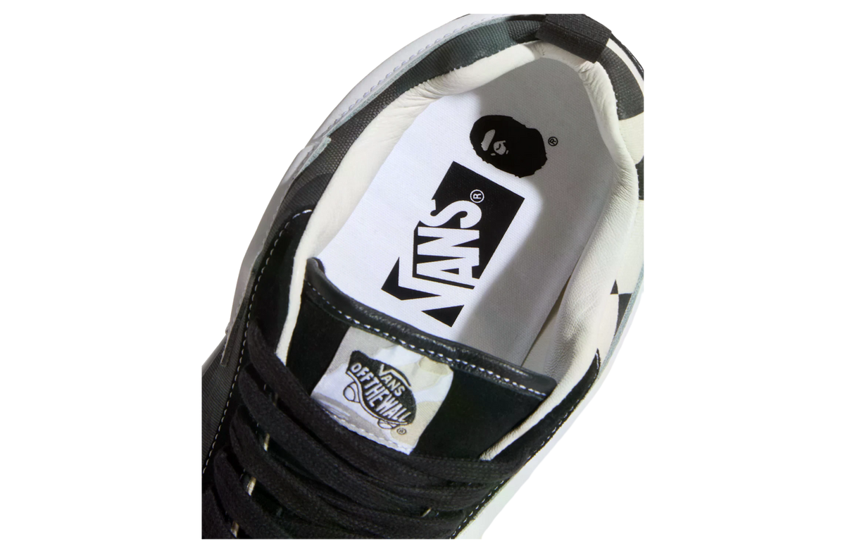 A Bathing Ape x Vans Knu Skool Black - Image 7