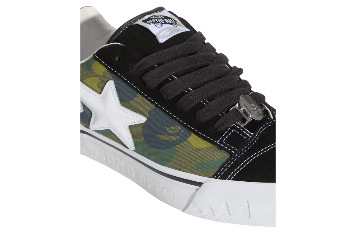 A Bathing Ape x Vans Knu Skool Black / Pink - Image 5