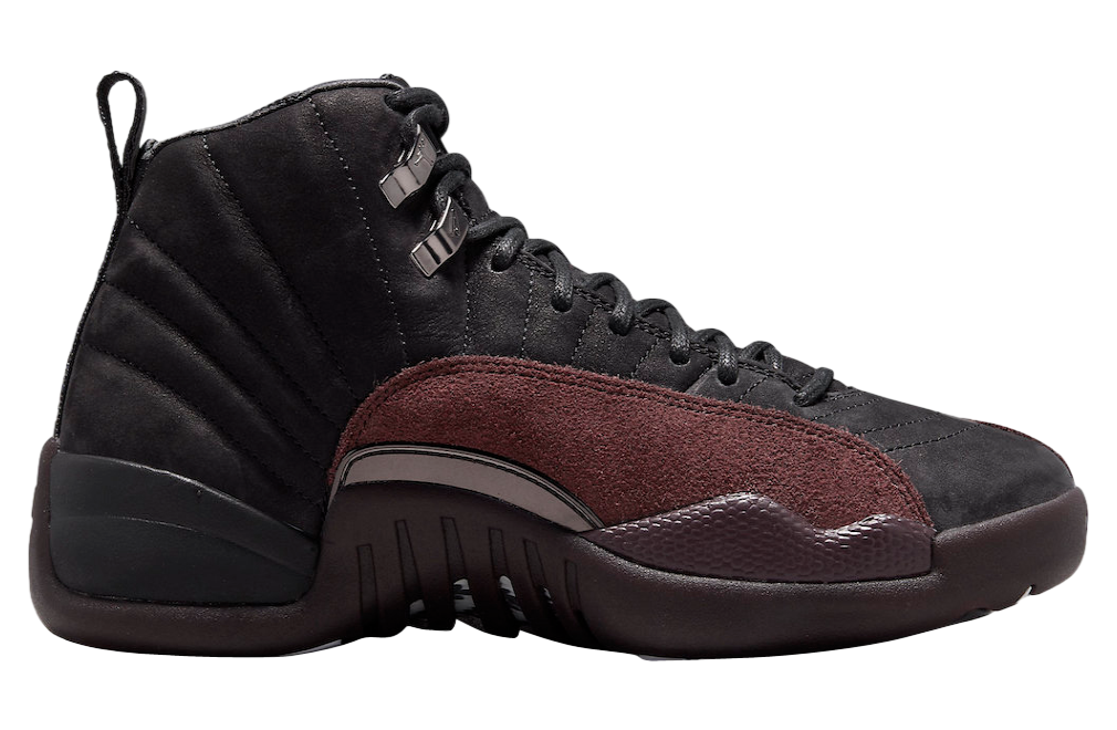 A Ma Maniére x Air Jordan 12 WMNS Black Burgundy Crush - Image 3