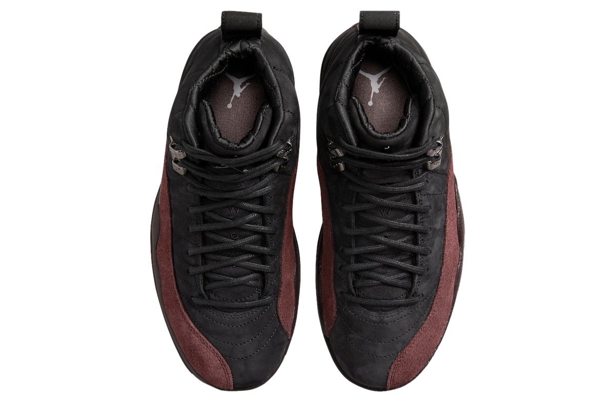 A Ma Maniére x Air Jordan 12 WMNS Black Burgundy Crush - Image 4