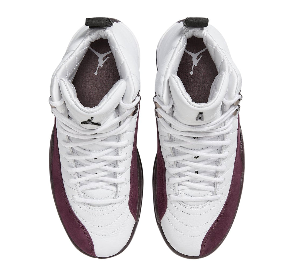 A Ma Maniére x Air Jordan 12 WMNS White Burgundy Crush - Image 4