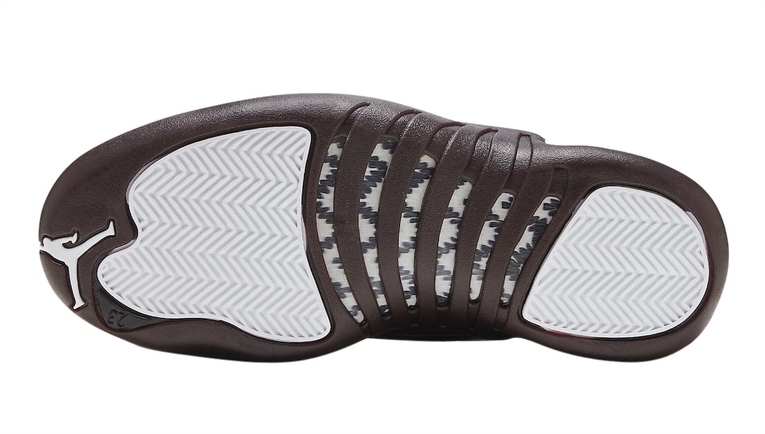A Ma Maniére x Air Jordan 12 WMNS White Burgundy Crush - Image 6