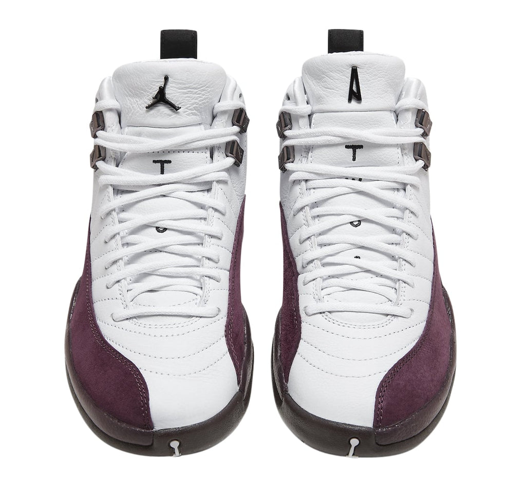 A Ma Maniére x Air Jordan 12 WMNS White Burgundy Crush - Image 8