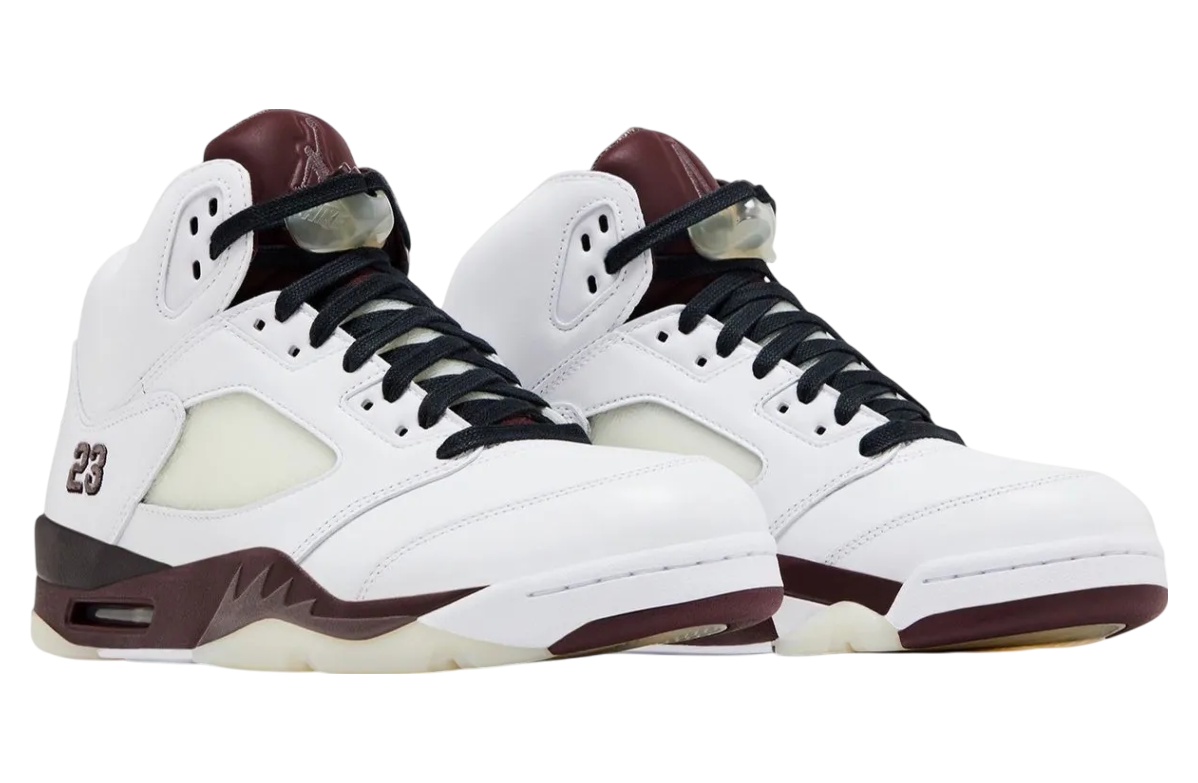 A Ma Maniere x Air Jordan 5 Burgundy Crush - Image 2