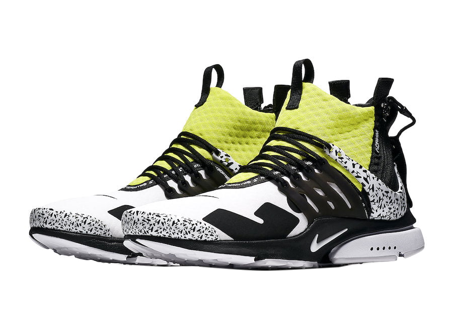 Acronym x Nike Air Presto Mid Dynamic Yellow - Image 2