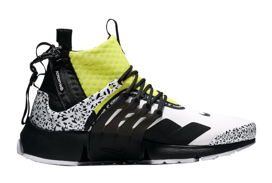 Acronym x Nike Air Presto Mid Dynamic Yellow - Image 3