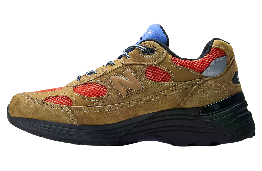 Action Bronson x New Balance 992 Tan / Red - Image 2