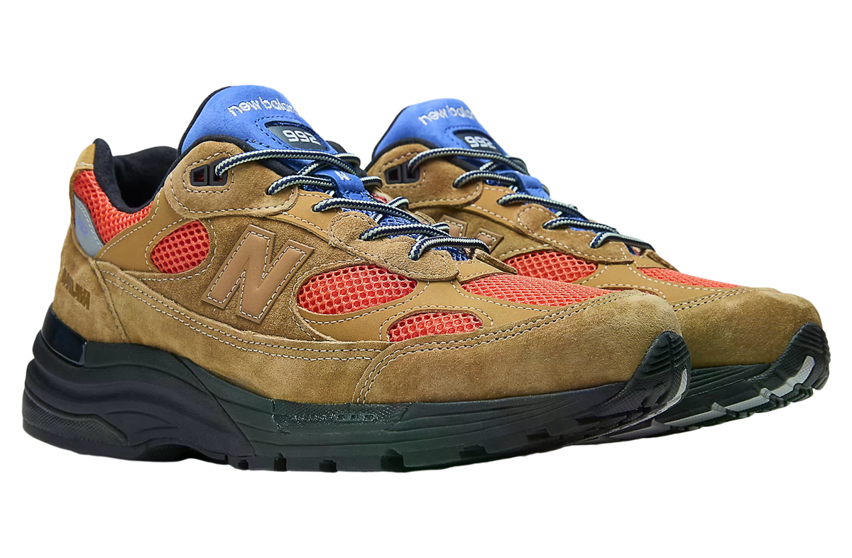 Action Bronson x New Balance 992 Tan / Red - Image 4