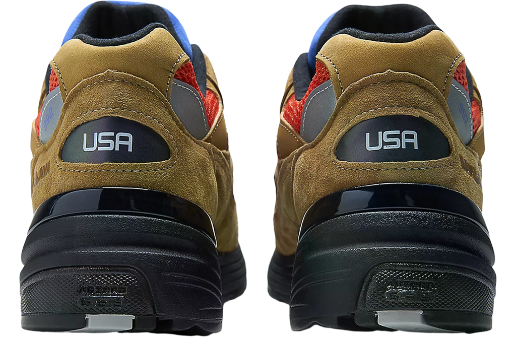 Action Bronson x New Balance 992 Tan / Red - Image 6