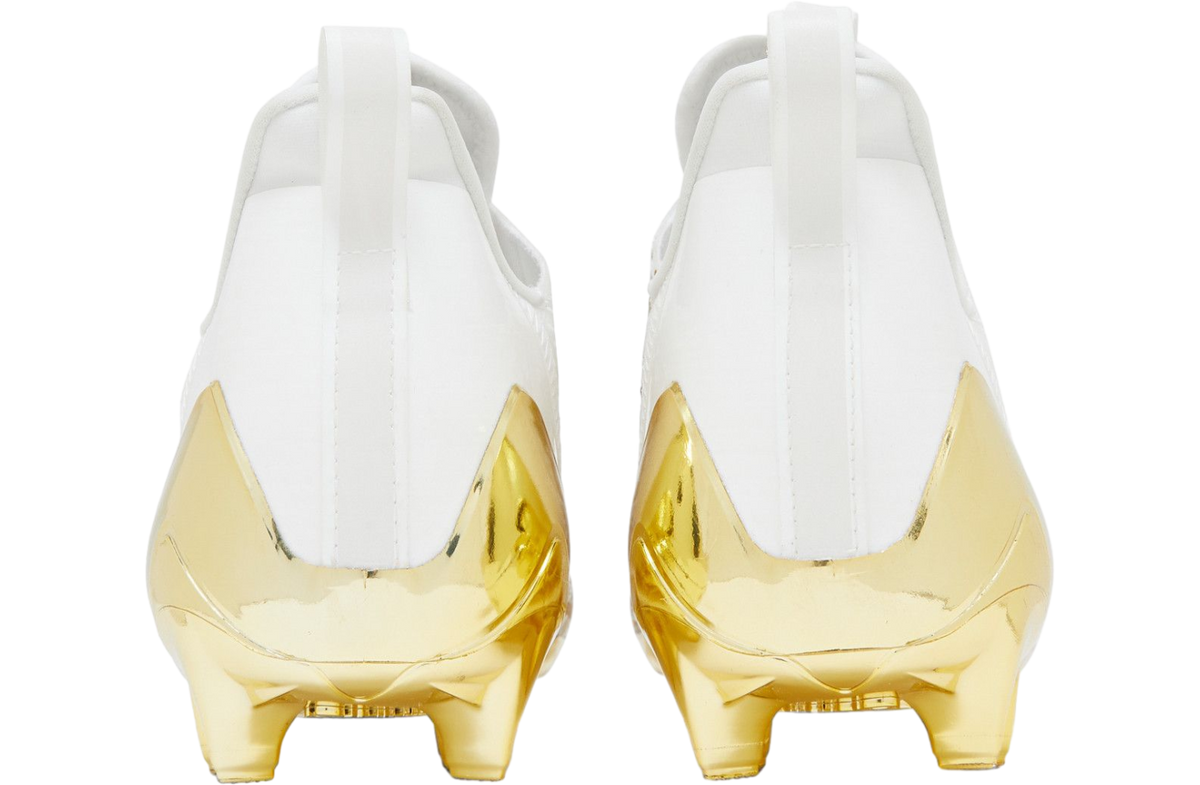 Adidas Adizero Cleats White Gold Metallic - Image 4
