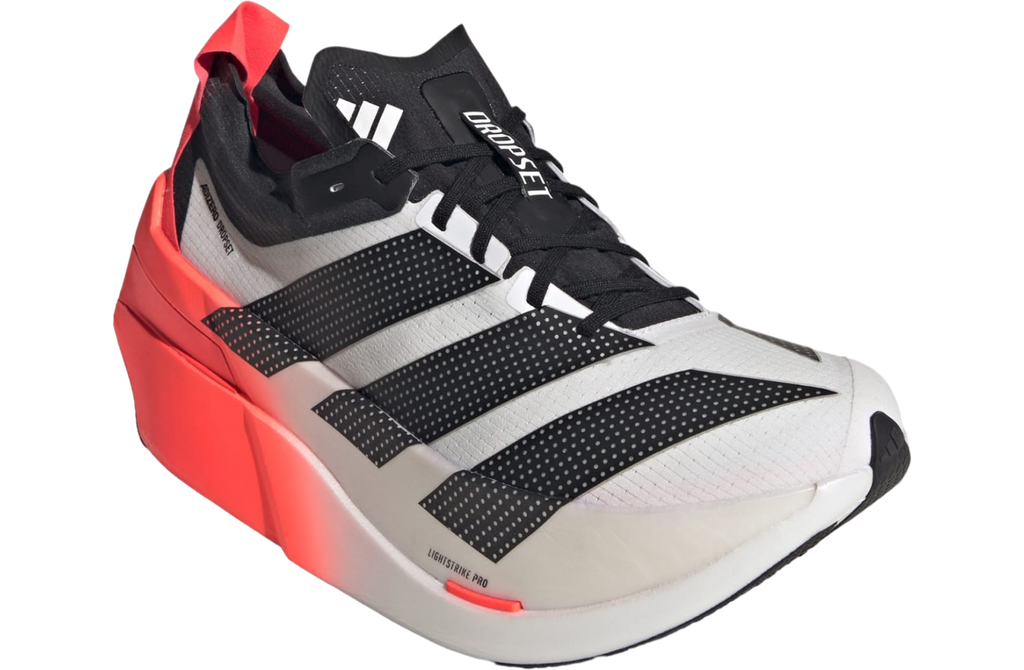 Adidas Adizero Dropset Elite Cloud White / Solar Red - Image 4