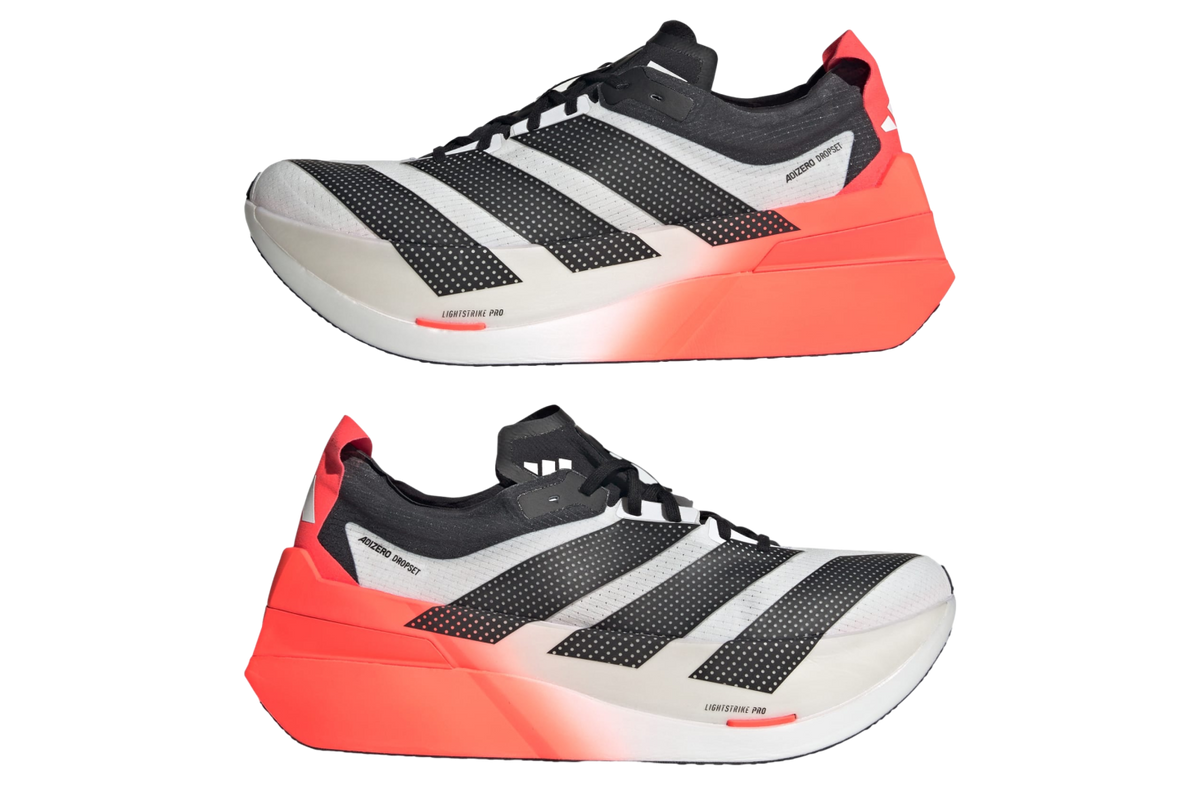Adidas Adizero Dropset Elite Cloud White / Solar Red - Image 7