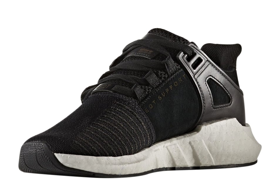adidas EQT Support 93/17 Milled Leather Black - Image 3