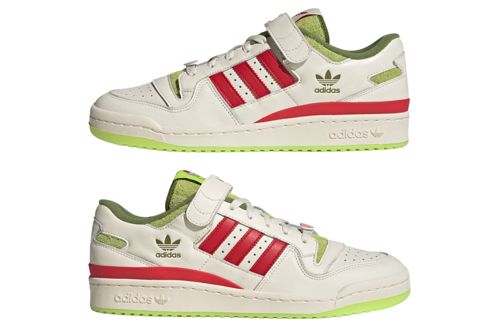 Adidas Forum Low x The Grinch Cream White / Collegiate Red - Image 7
