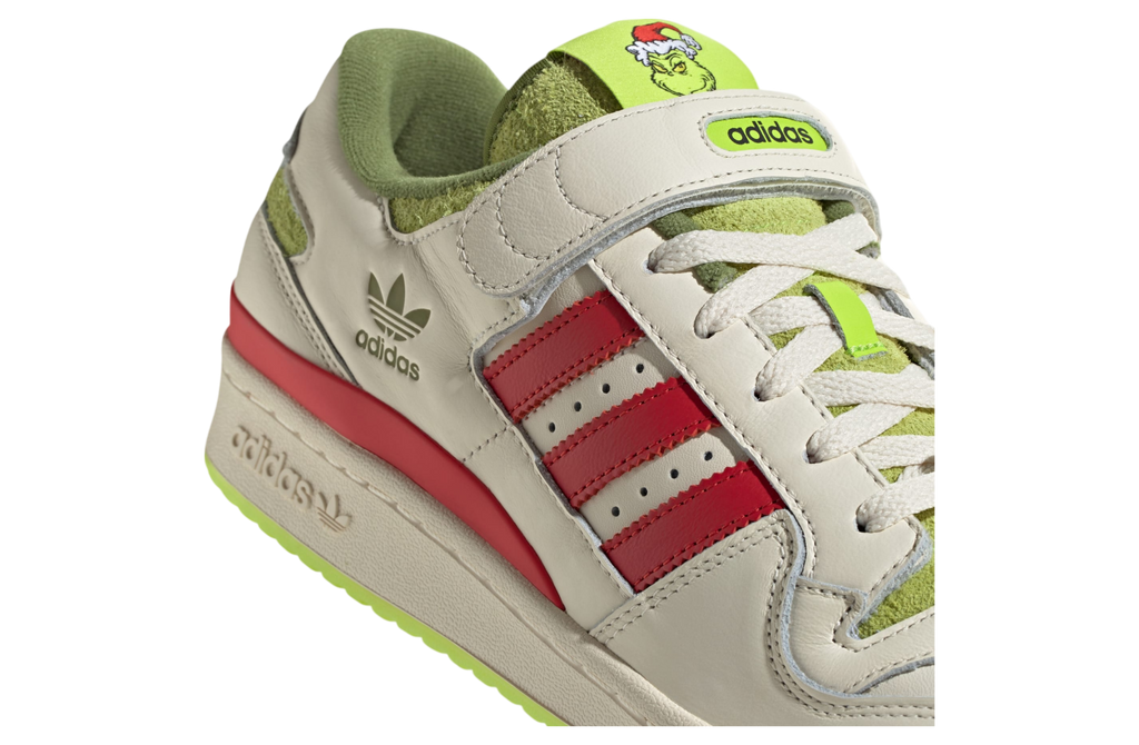 Adidas Forum Low x The Grinch Cream White / Collegiate Red - Image 10