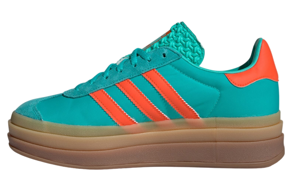 Adidas Gazelle Bold WMNS Mint Rush / Impact Orange - Image 6