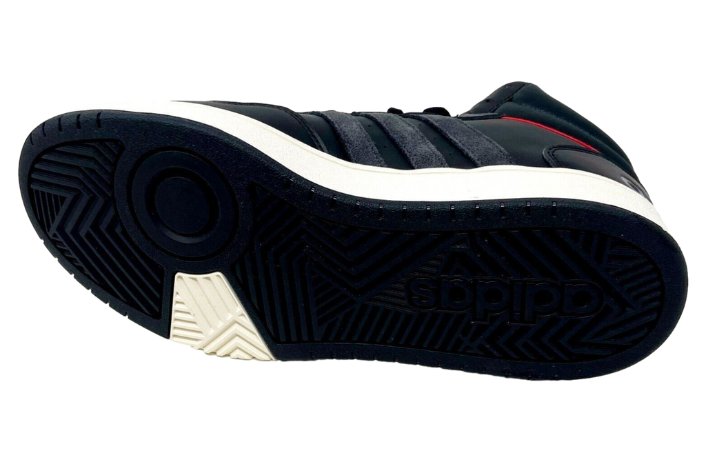 Adidas Hoops 3.0 Mid Black Vivid Red - Image 5