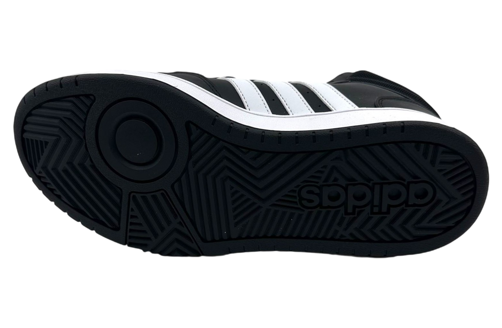 Adidas Hoops 3.0 Mid Core Black / Cloud White - Image 6