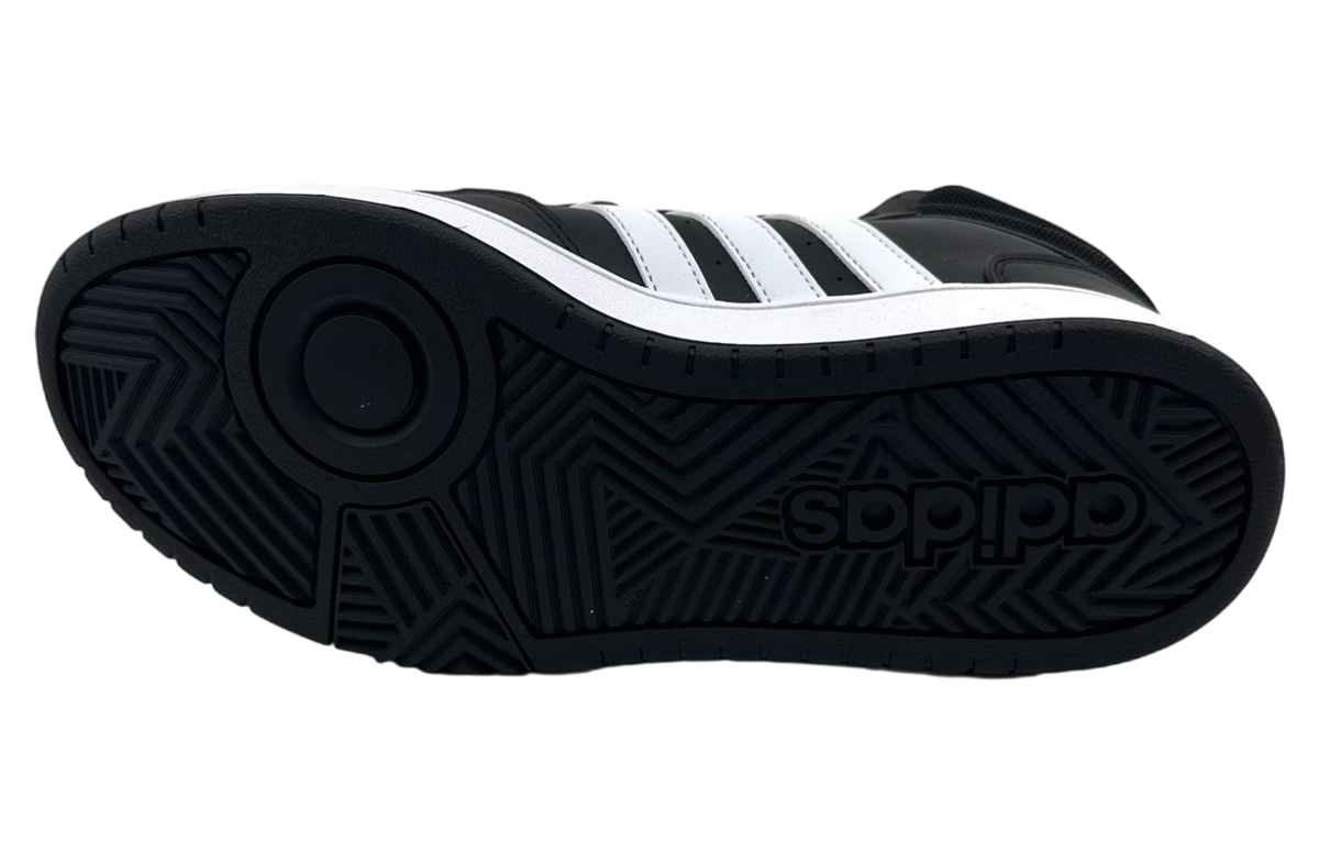 Adidas Hoops 3.0 Mid Core Black / Cloud White - Image 6