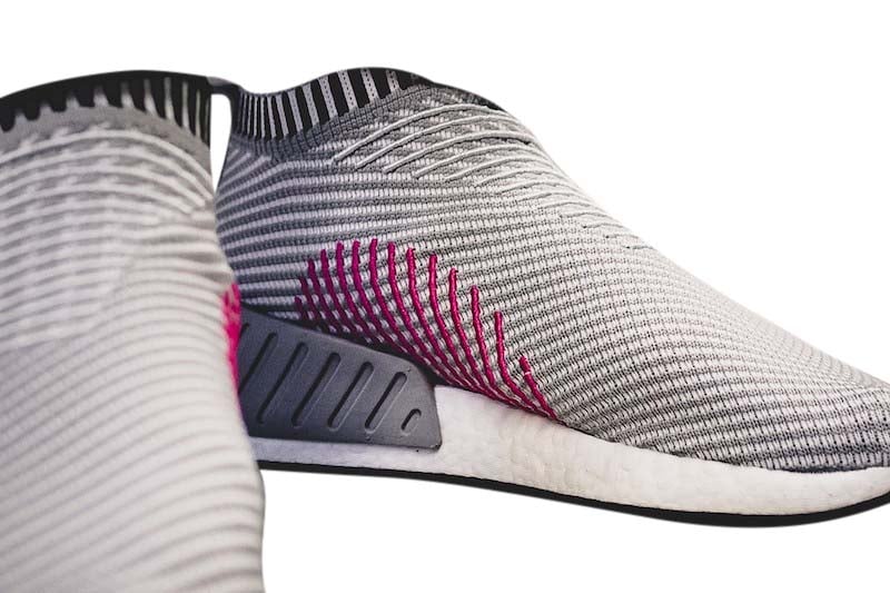 adidas NMD City Sock 2 Primeknit Grey Shock Pink - Image 2