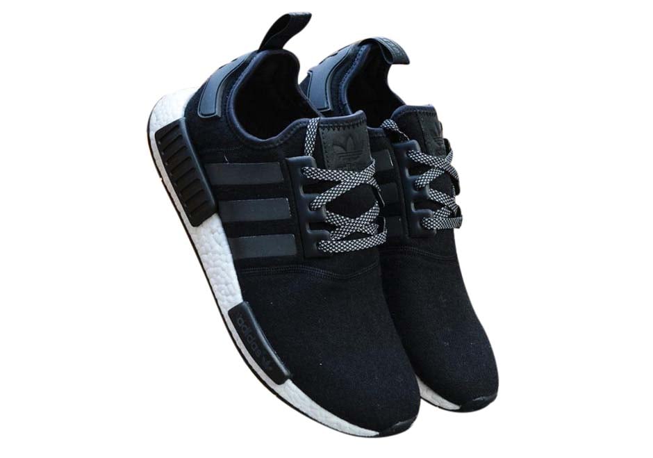 adidas NMD R1 Black Wool - Image 2