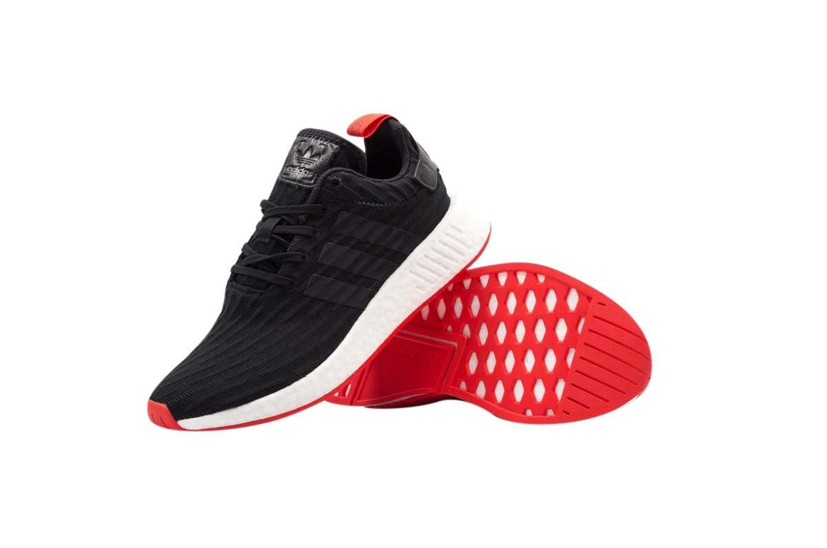 adidas NMD R2 Core Black Red - Image 6