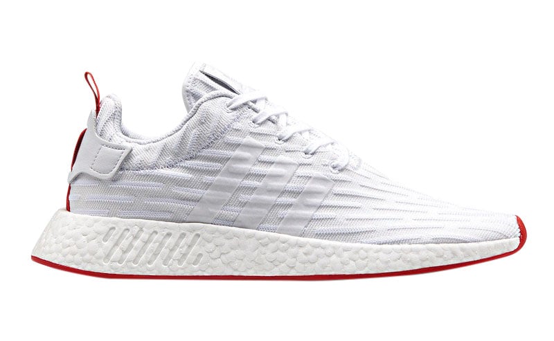 adidas NMD R2 White Red - Image 2