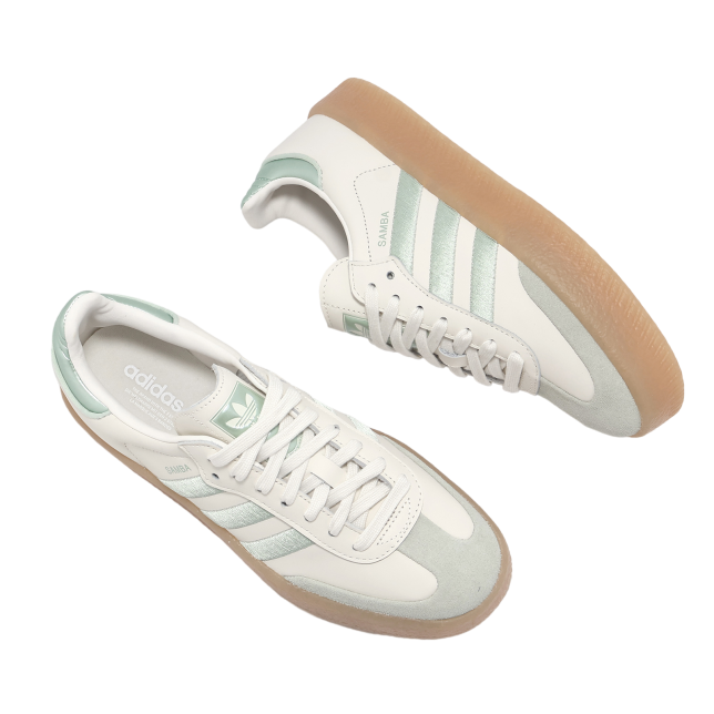 Adidas Sambae W Off White / Lime Green - Image 7
