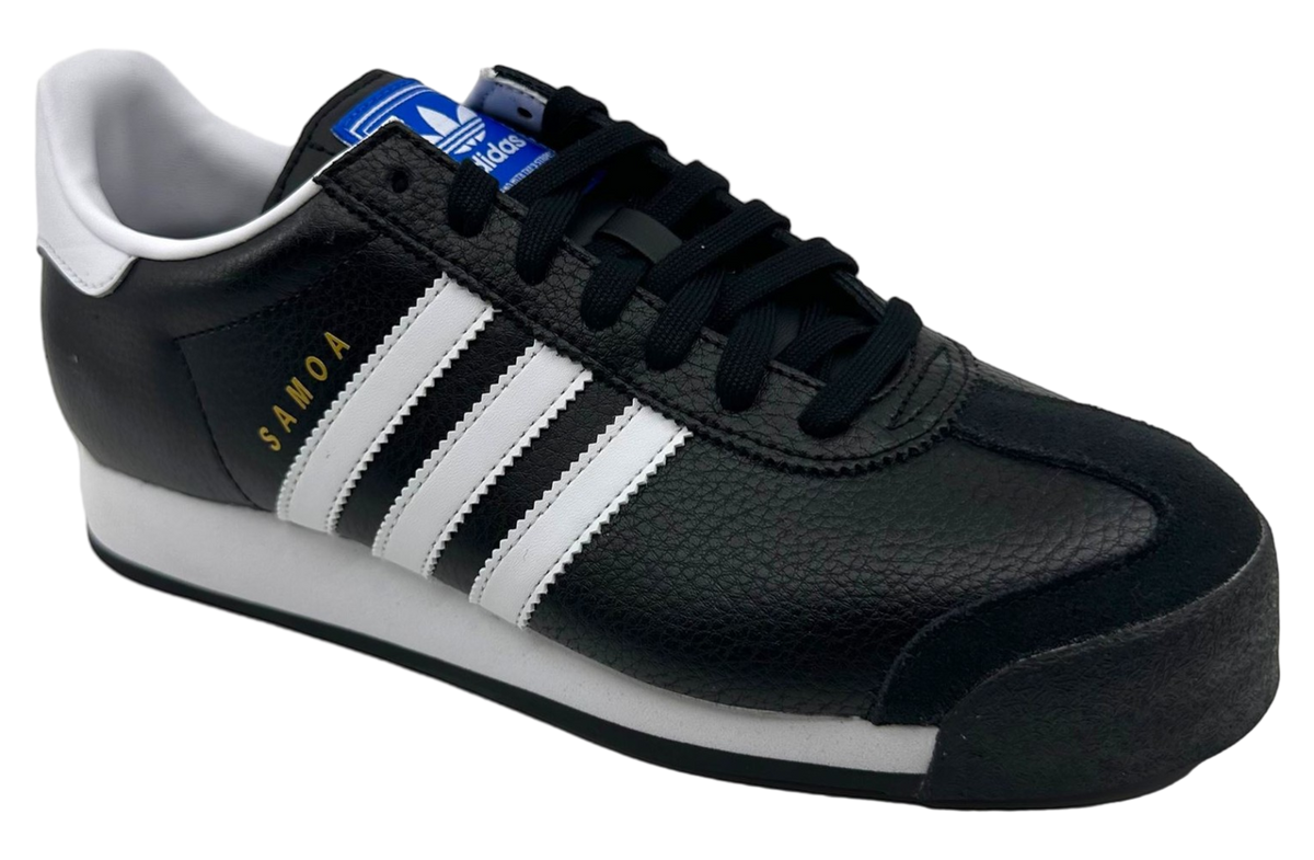 Adidas Samoa Core Black / Cloud White / Gold Metallic - Image 2