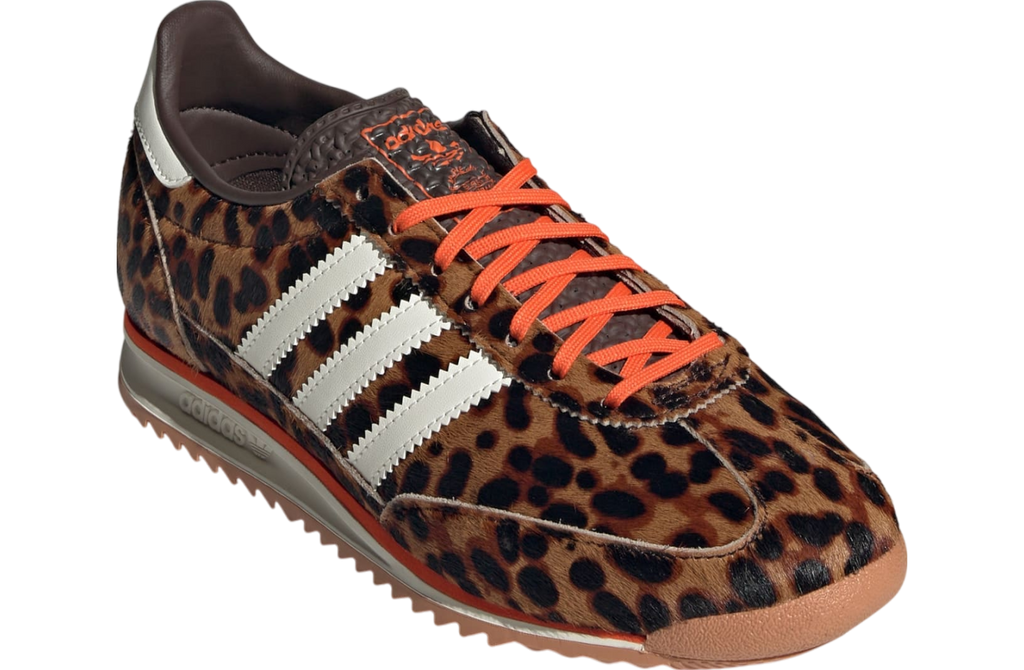 Adidas SL 72 OG WMNS Dark Brown / Off White (Animal Print) - Image 4