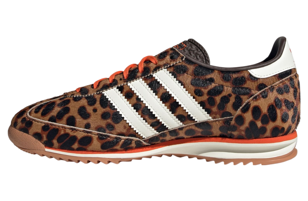 Adidas SL 72 OG WMNS Dark Brown / Off White (Animal Print) - Image 6