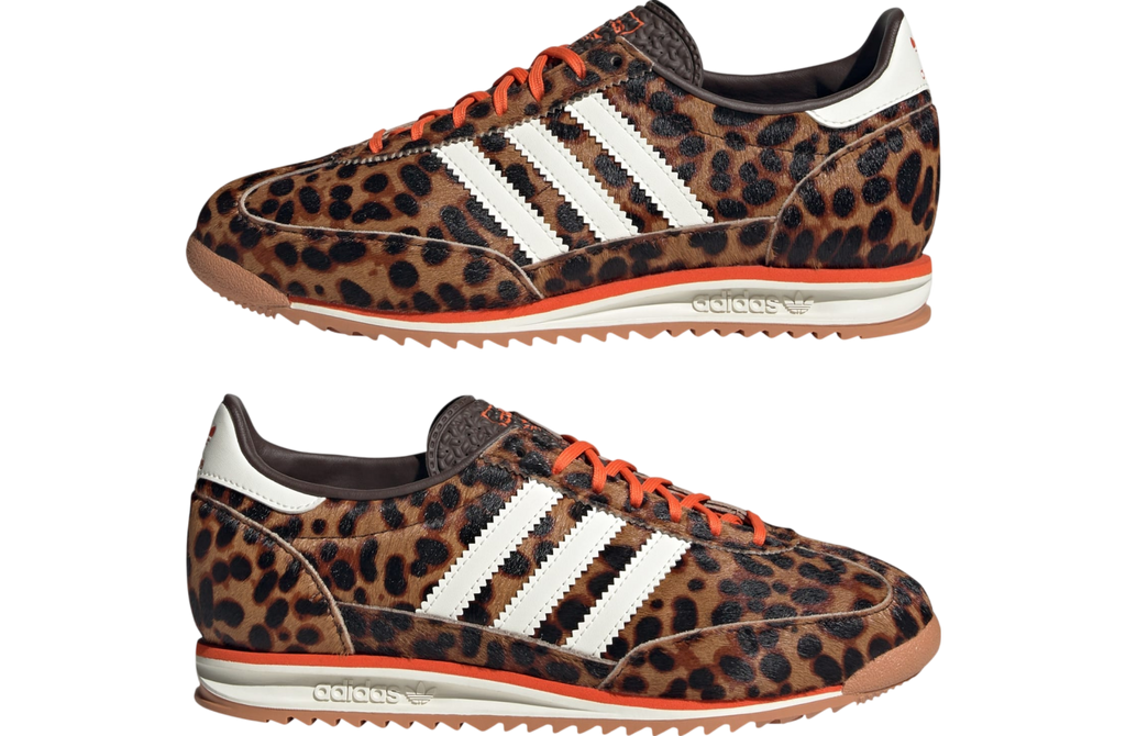 Adidas SL 72 OG WMNS Dark Brown / Off White (Animal Print) - Image 7