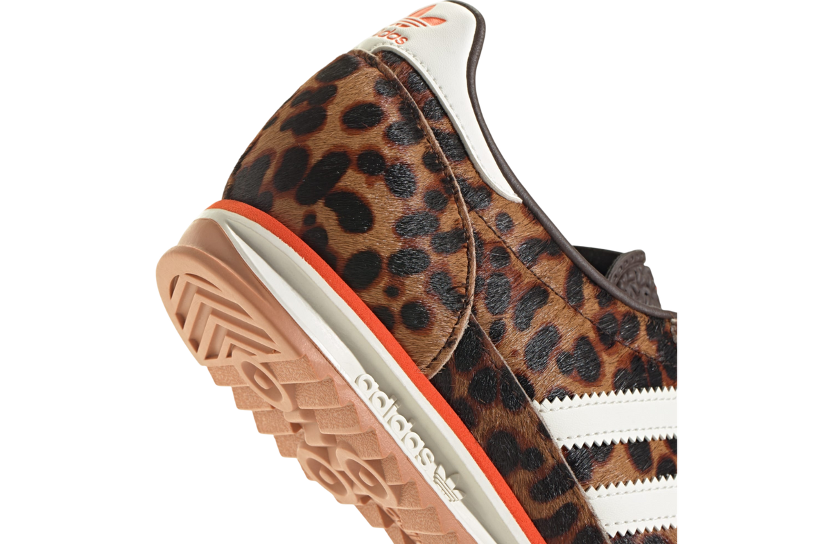 Adidas SL 72 OG WMNS Dark Brown / Off White (Animal Print) - Image 10