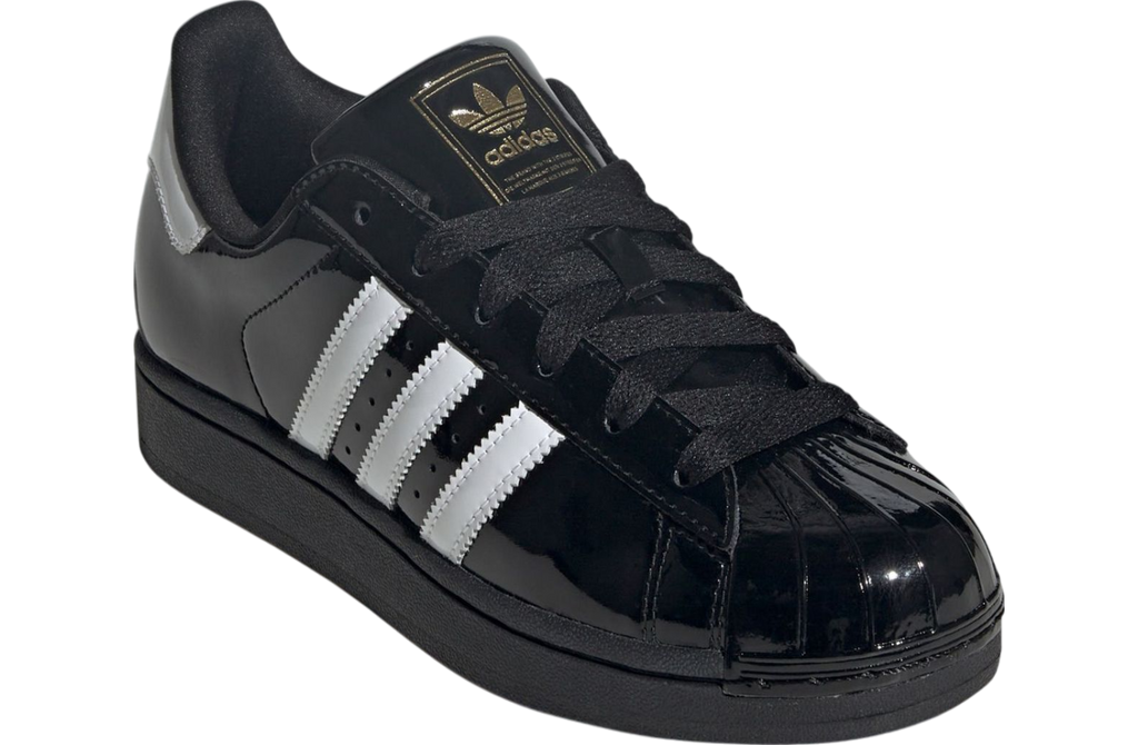 Adidas Superstar Black Patent Leather - Image 2